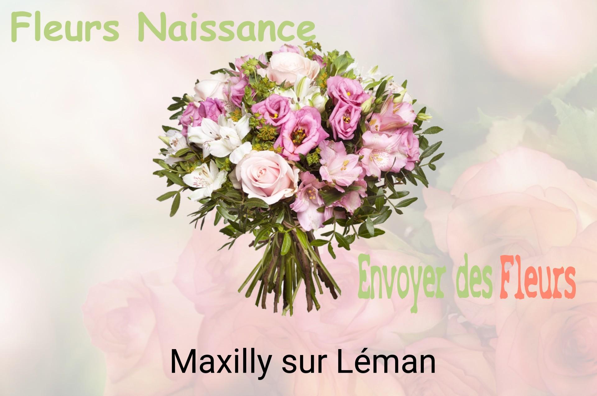Bouquet de fleurs de naissance livré à Maxilly-sur-Léman